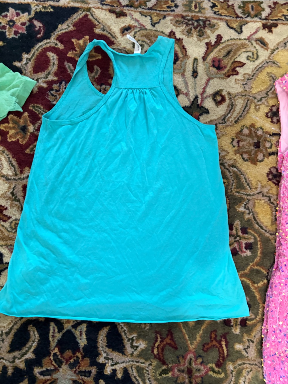 Dutch Bros Teal "Good Vibes" Tank Top - Picture 2 of 2